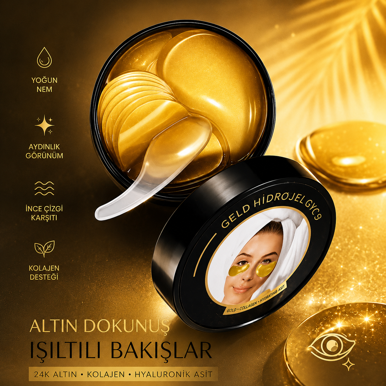 Göz Altı Aydınlatıcı Onarıcı Kolajen Maskesi